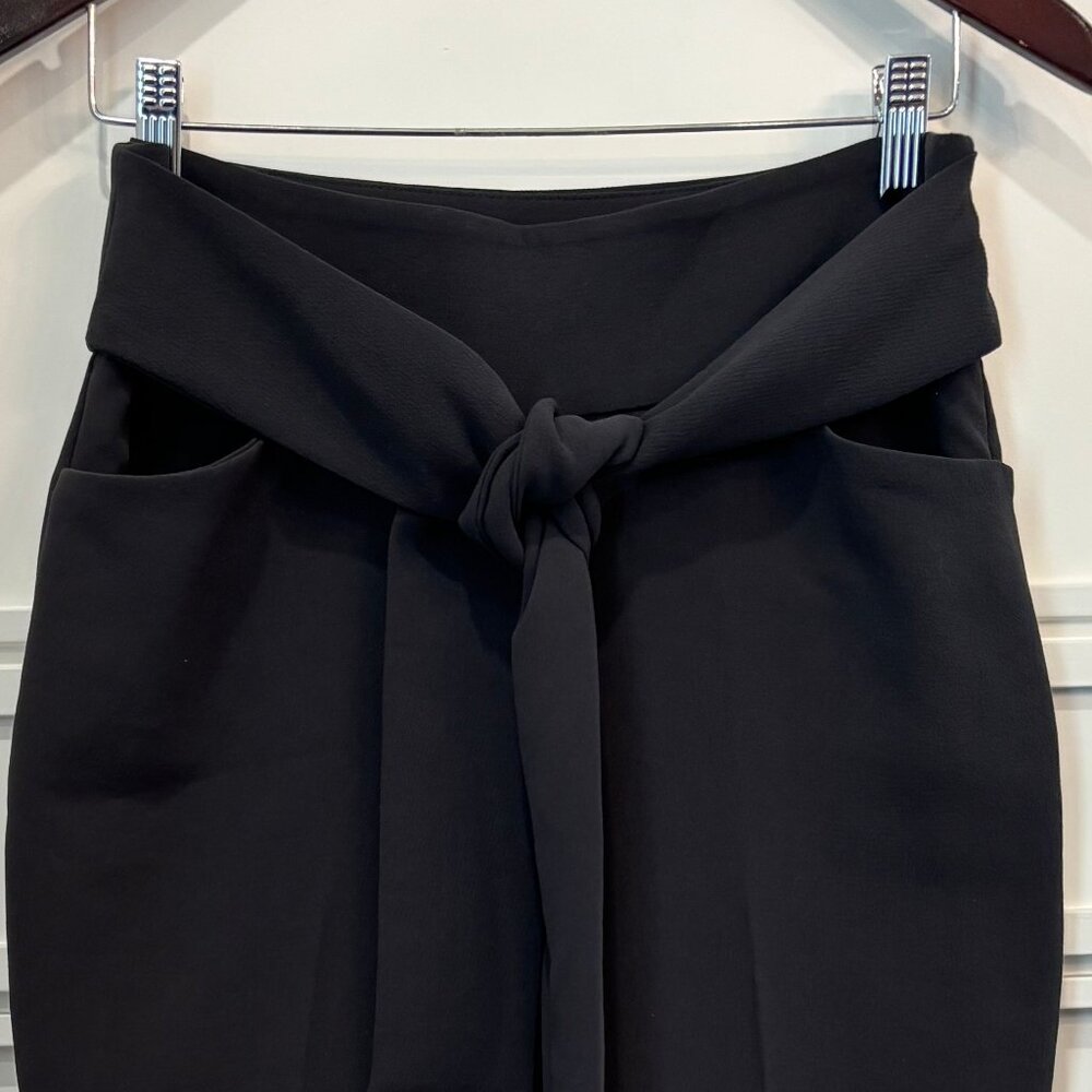 Aritzia Wilfred Geneva Crepe Pants Tie Waist